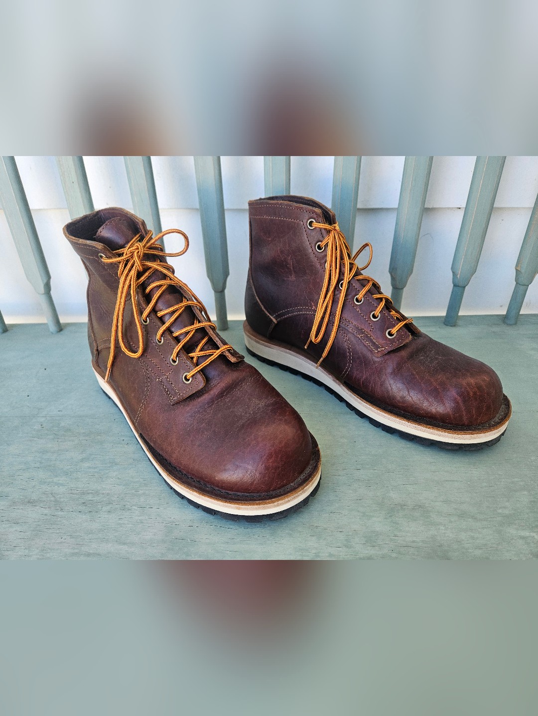 Mens Origin Bison Coranado Brown Leather Work Lifestyle Boots 11ee